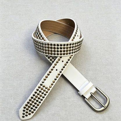 Black And White Minimalist Fashion Belt