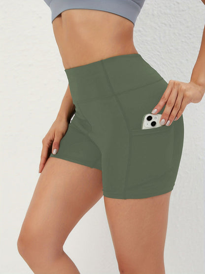 Cross-Border European And American New Popular Yoga Pants High-Waisted Butt-Lifting Leggings Running Sports Outdoor Fitness Shorts For Women