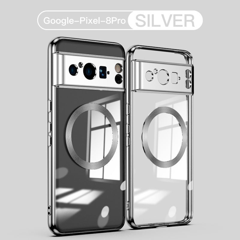 Shockproof Magnetic Phone Case with Camera Protection – Slim Anti-Drop Cover (Multiple Colors)