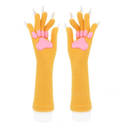Halloween Silicone Meat Mat Long Gloves
