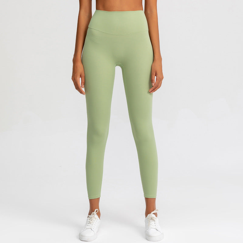 Autumn And Winter New Nude Women Yoga Pants No Embarrassment Line