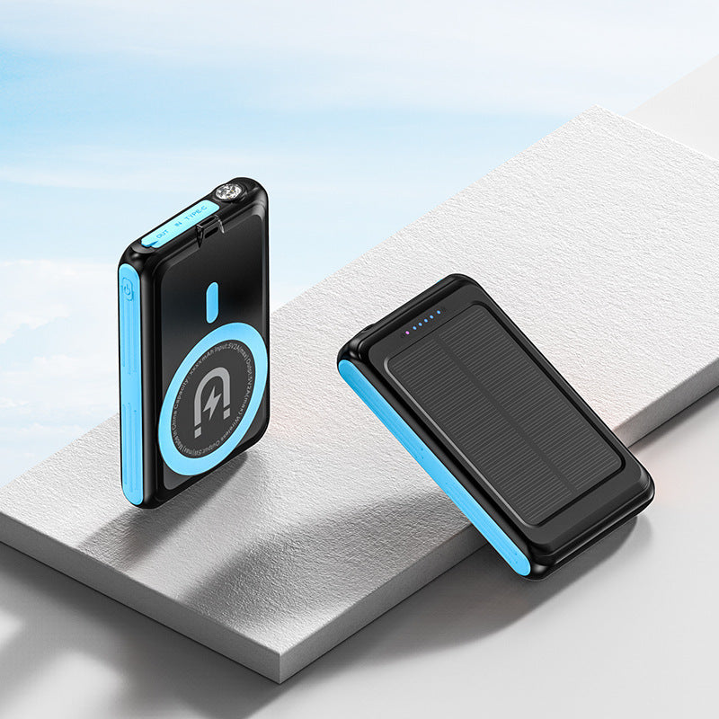 5000 MA Magnetic Solar Charging Unit