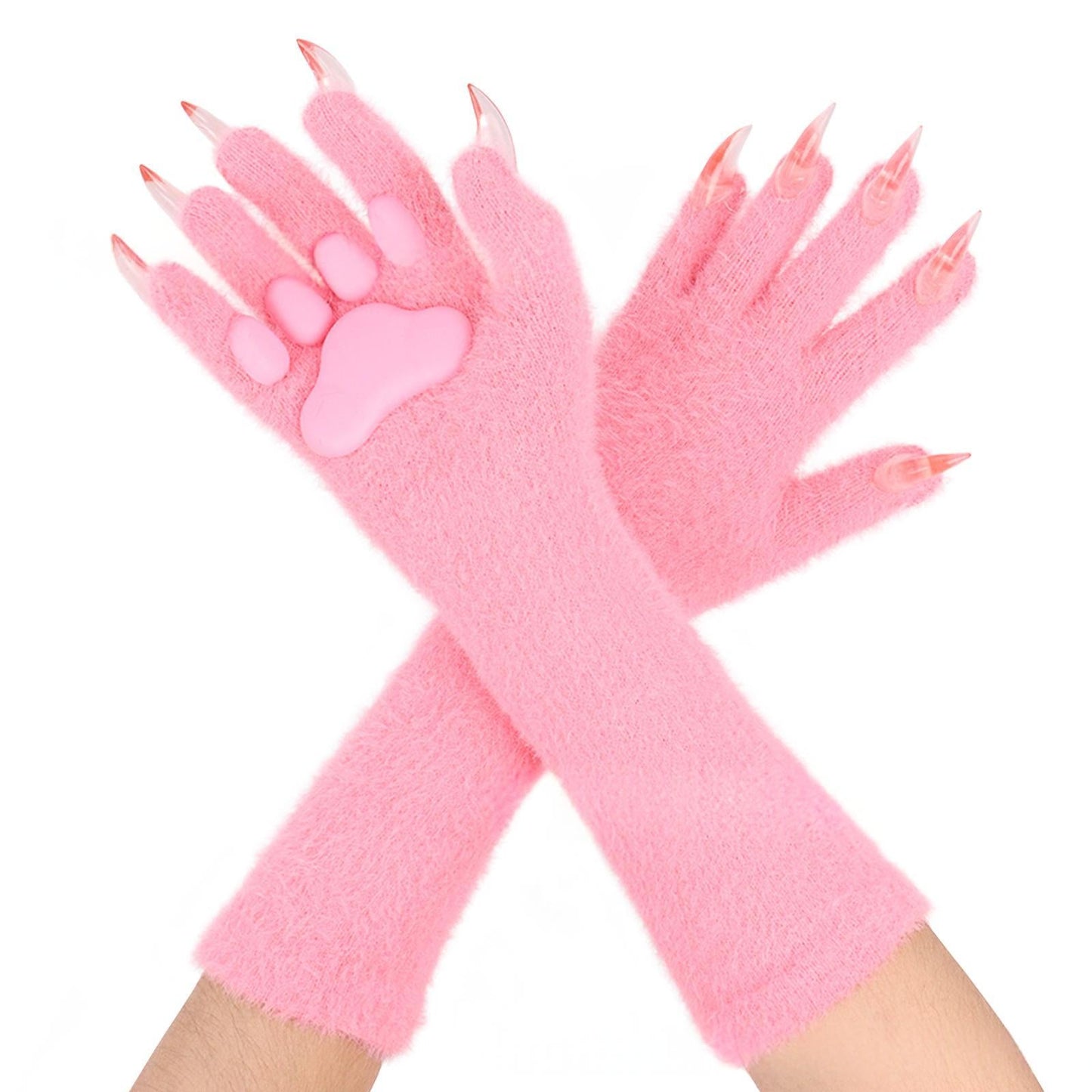 Halloween Silicone Meat Mat Long Gloves