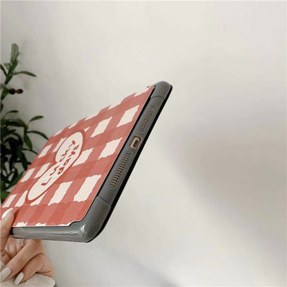Apple-Compatible Tablet Soft Leather Protective Case