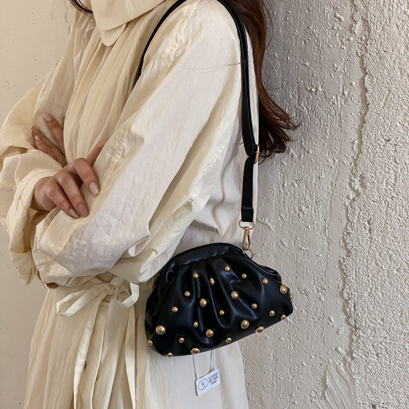 Retro Casual New-style Studded Crossbody Bag