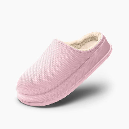 Large Size Men's And Women's Waterproof Non-slip Warm Cotton Slippers