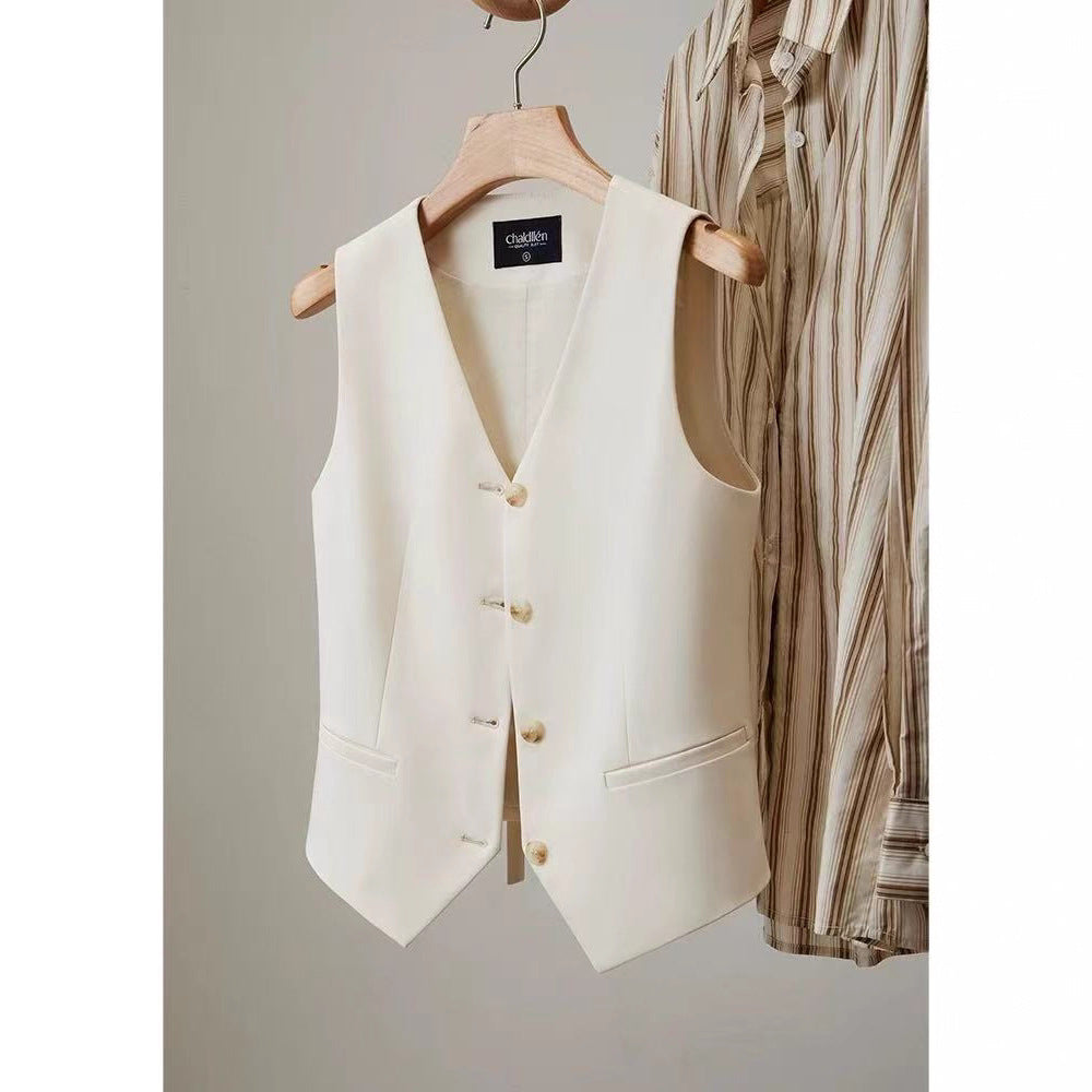 Fashionable Suit Vest Women's Top