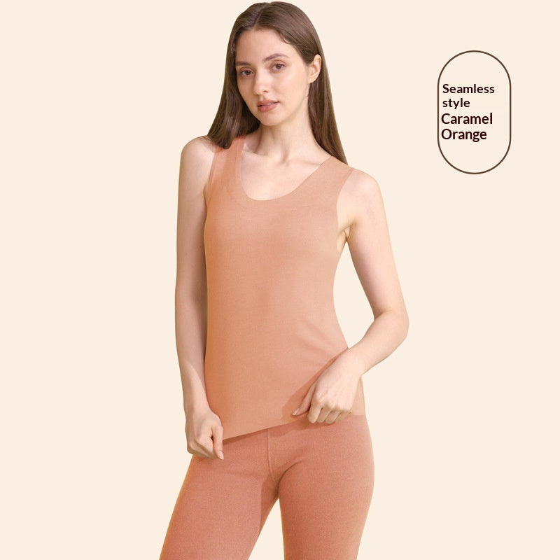 AutumnWinter Fleece-lined Extra-thick Sleeveless Base Top