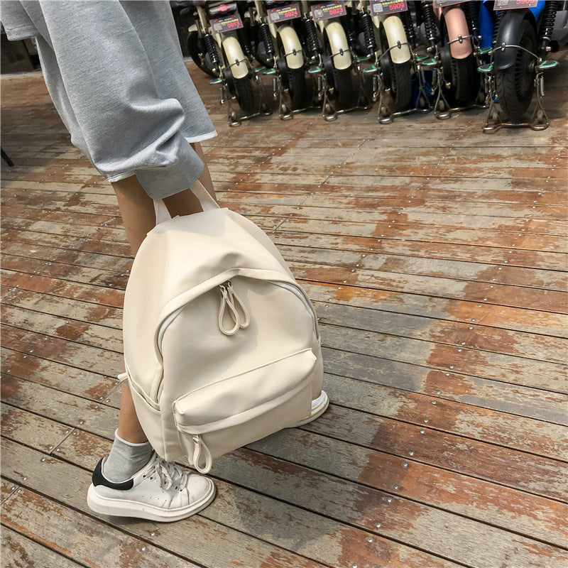 Fashion Campus Casual Pu Leather Backpack Women