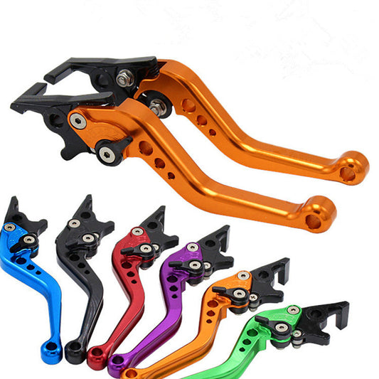 Adjustable Motorcycle Brake & Clutch Levers – CNC Aluminum Handlebar Levers (Pair)