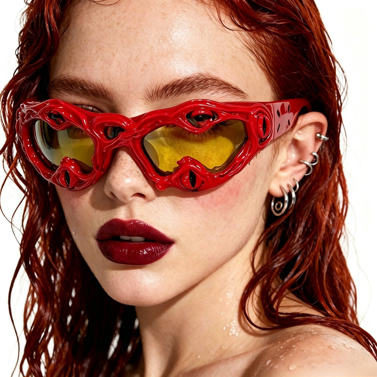 3D Eyeball shaped Sunglasses Halloween Novelty Shades