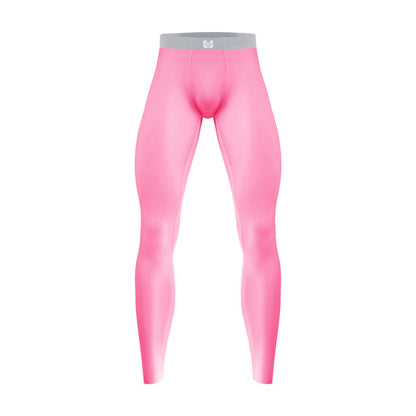 Ice Silk Nude Feel Yoga Pants Thin Men's Long Johns
