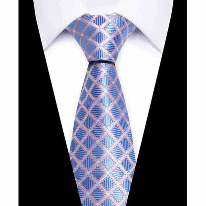 Usiness Striped Hand-stitched Polyester Tie