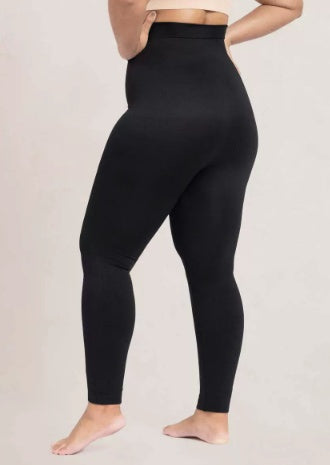 Women High Waist Shapewear Leggings, Silicone Anti Slip Gripper Dots Tummy Control Ankle Length Pants For European & American Fit