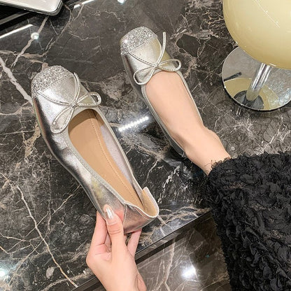 Women's French Flat Ballet Flats, 2026 New Summer Soft Sole Slip-On Gentle Shoes