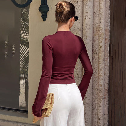 Fashionable Slimming Cardigan With A Row Of Buttons For Women