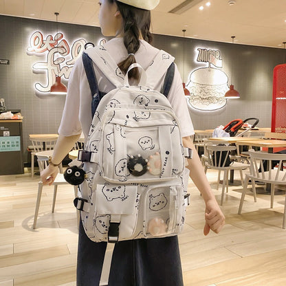 Girls' Large Capacity Schoolbag Women's Backpack