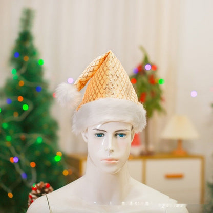 Christmas Decoration Supplies Dress Up Plush Bonnet