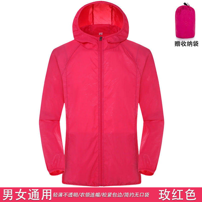 New Sun Protection Clothing Couple Outdoor Skin Clothing Women's UV Protection Sports Skin Windbreaker Sun Protection Clothes Men