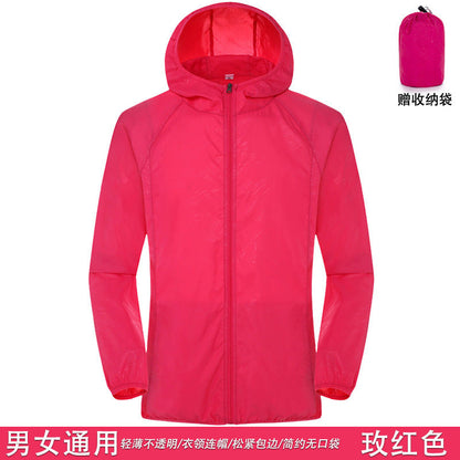 New Sun Protection Clothing Couple Outdoor Skin Clothing Women's UV Protection Sports Skin Windbreaker Sun Protection Clothes Men