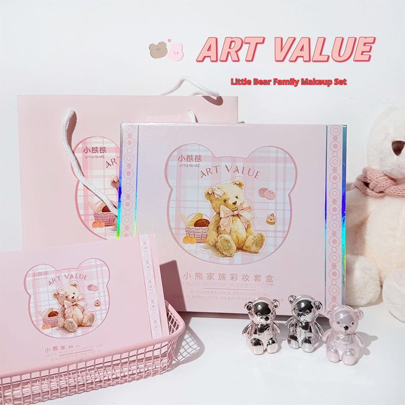Cute Necklace In The Little Bear Family Makeup Set