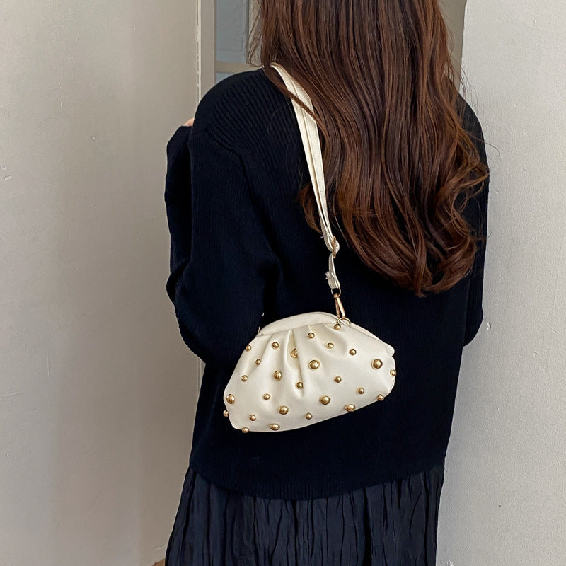 Retro Casual New-style Studded Crossbody Bag