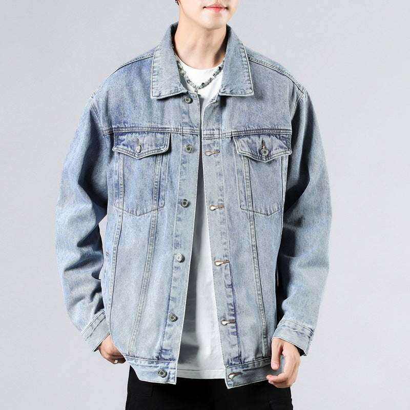 Men's Denim Jacket Casual Jacket Top