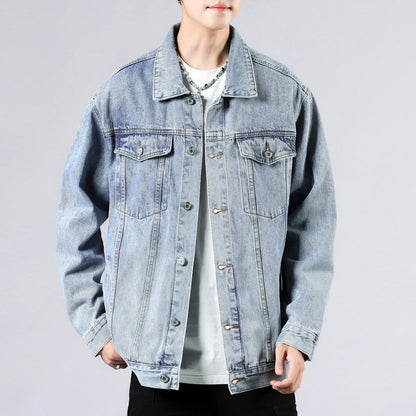 Men's Denim Jacket Casual Jacket Top