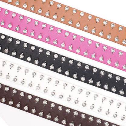 Casual Hollow Women's Denim Belt
