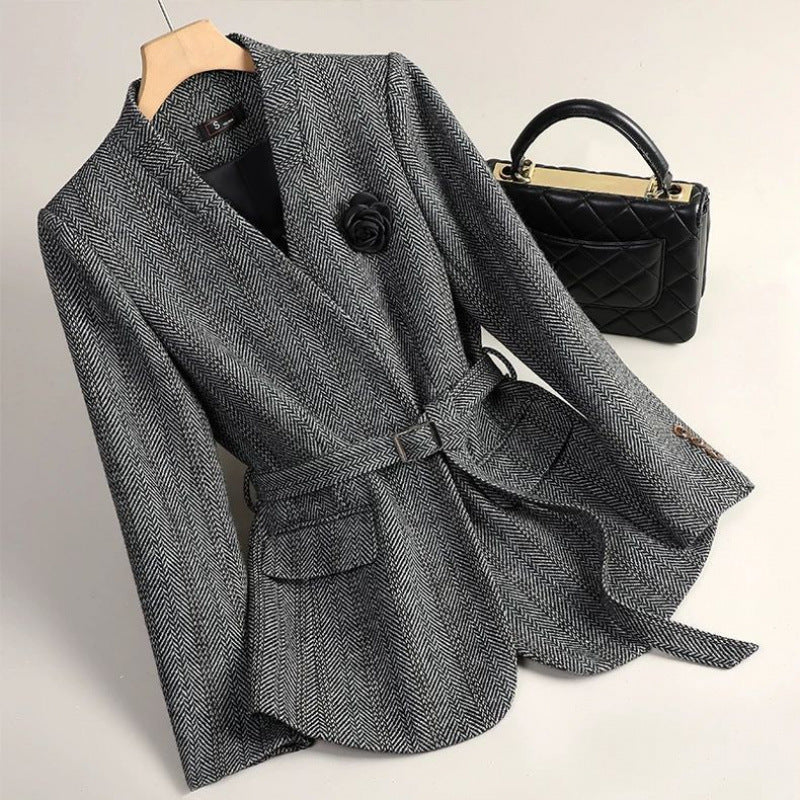 Sophisticated Wool Blazer For Women