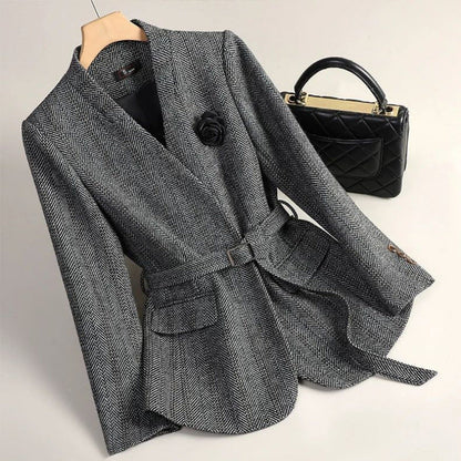 Sophisticated Wool Blazer For Women