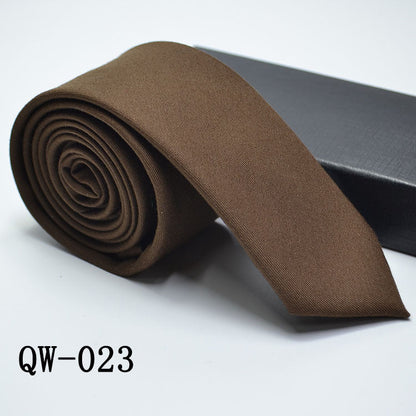 Men's Super Narrow Wool-like Elegant Tie