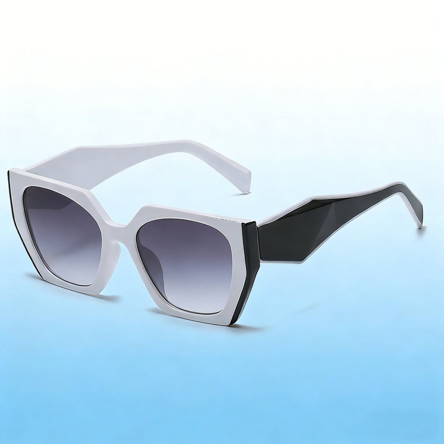 2026 New Fashion Cat-Eye Wide-Tempered Sunglasses For Women, High-End Style, Full-Frame Sunglasses, Same Style As Big-Name Brands
