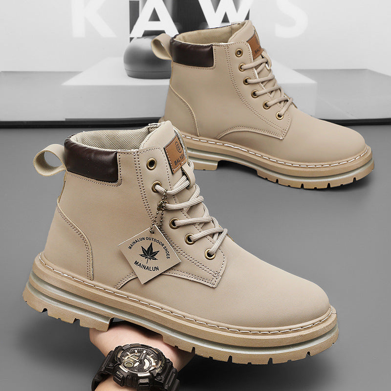 Winter Trendy Workwear Boots For Teens