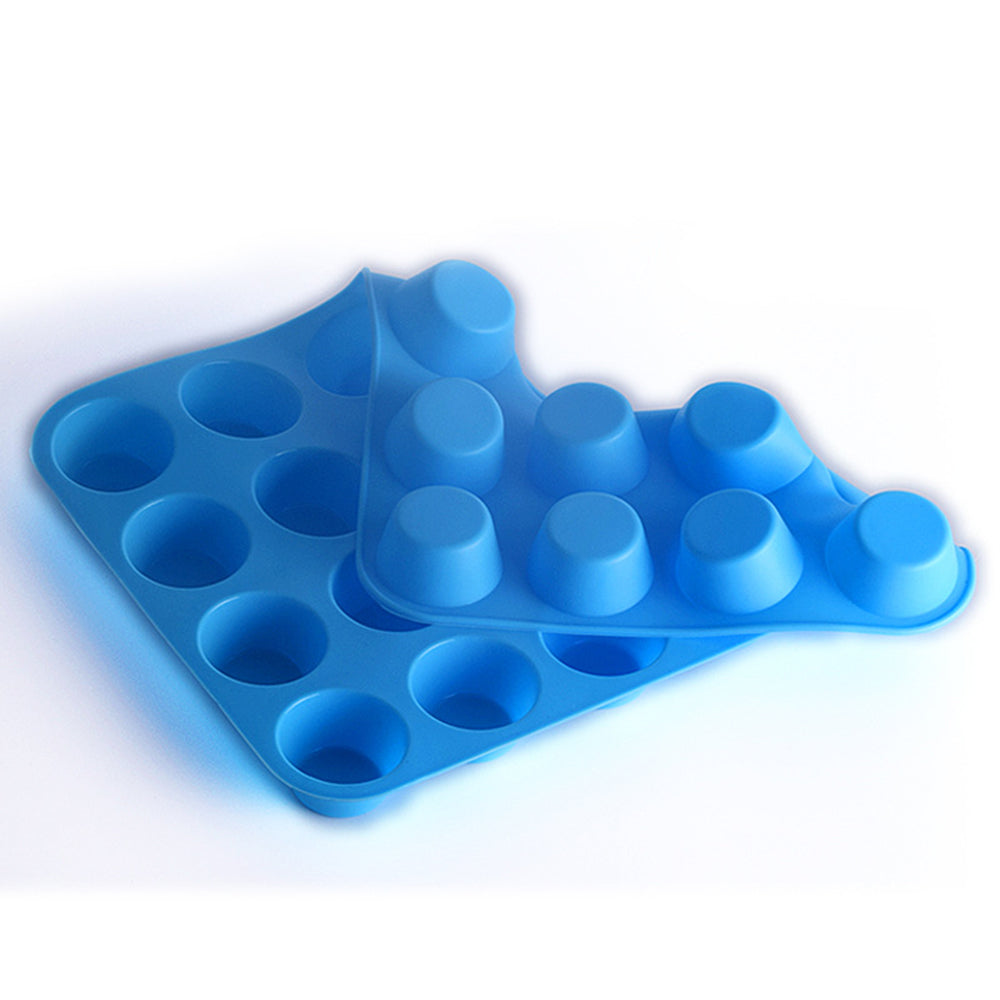 24 holes with round silicone cake mold