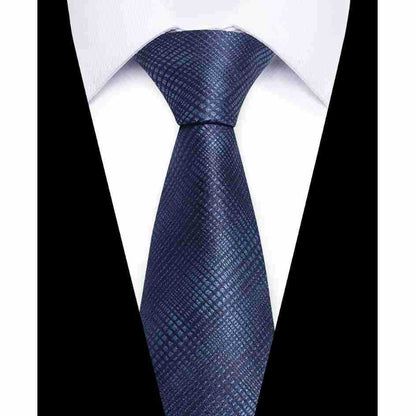 Usiness Striped Hand-stitched Polyester Tie