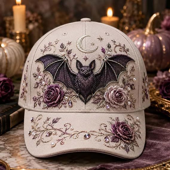 3D Pumpkin Cat Bat Baseball Cap