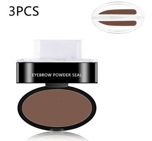 Eyebrow Stamp & Stencil Kit: Waterproof Tint for Professional Brow Enhancement