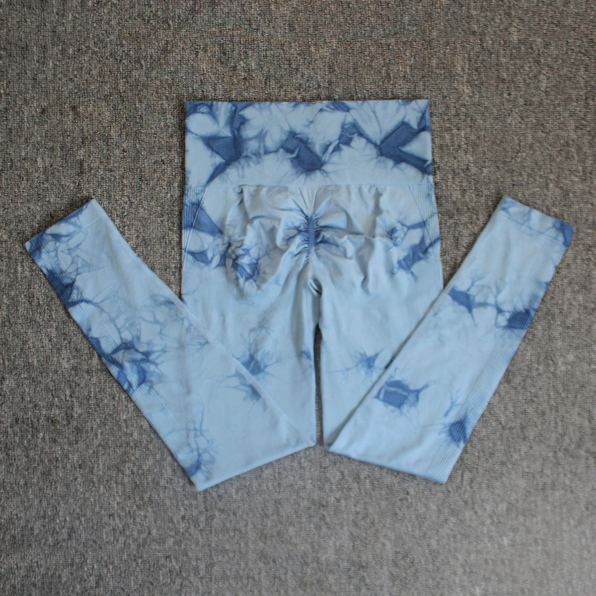 Women's Printed Tie-dye Seamless Skinny Yoga Pants