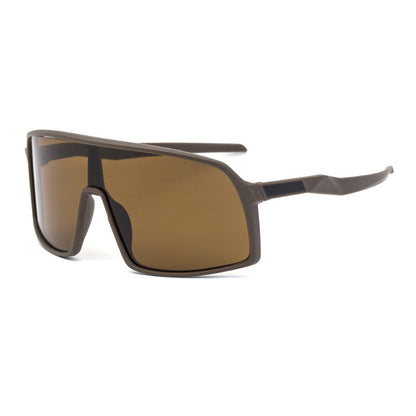 New Colorful Bicycle Windproof Cycling Sunglasses One-Piece Women's Sunglasses European And American Fashion Sports Sunglasses