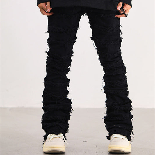 Erosive Destruction Raw Edge High Street Jeans
