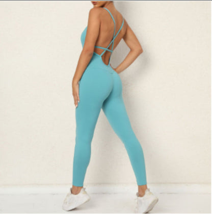 Sexy Hip Sports Jumpsuit Dance Pants