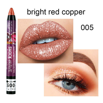Eyeshadow Stick Eye Shadow Pencil Long Lasting Without Drying Eyes Makeup Pen Shimmer Cosmetics Tool