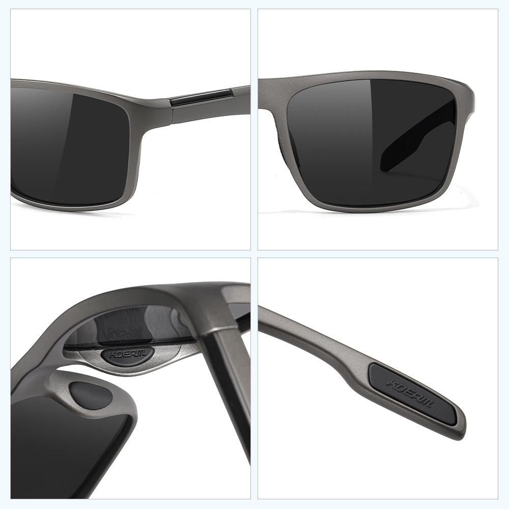 KDEAM Square-frame Polarized Sunglasses