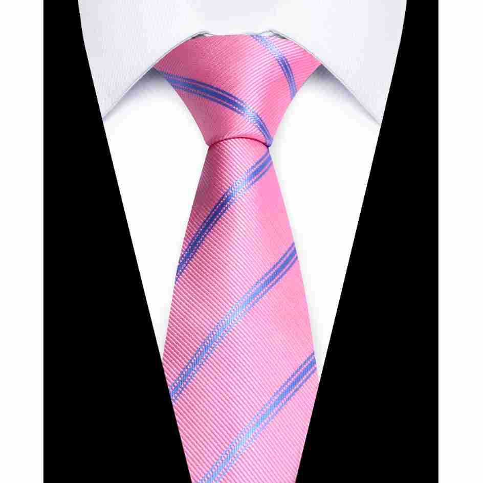 Usiness Striped Hand-stitched Polyester Tie