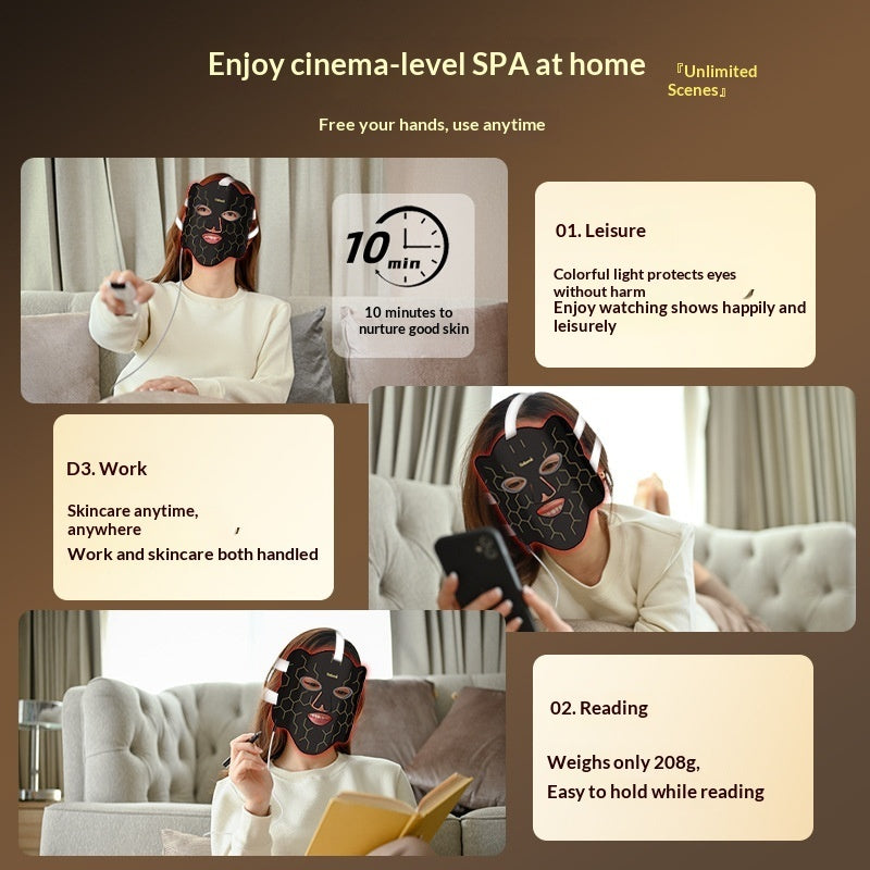 LED Photon Skin-Rejuvenation Beauty Mask