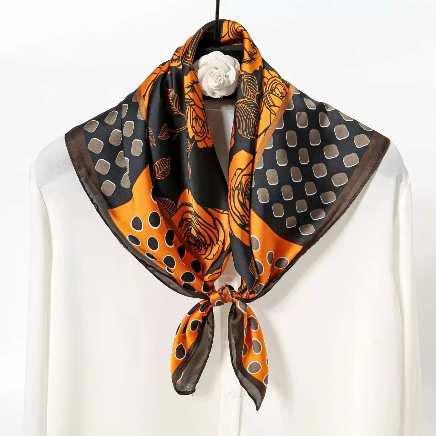 High-end Headscarf Versatile Neck Scarf Hairband Accessory