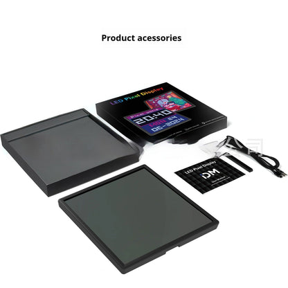 Bluetooth Game Tables LED Atmosphere Desktop Decoration DIY Photo Frame Gift Graffiti Pixel Screen