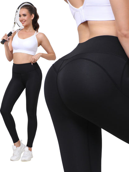 Popular New Cross-Border Yoga Pants European And American Long Fitness High-Waisted Outer Wear Outdoor Sports And Leisure Tights For Women