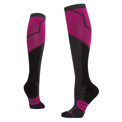 Womens Long Compression Socks For Cycling And Fitness